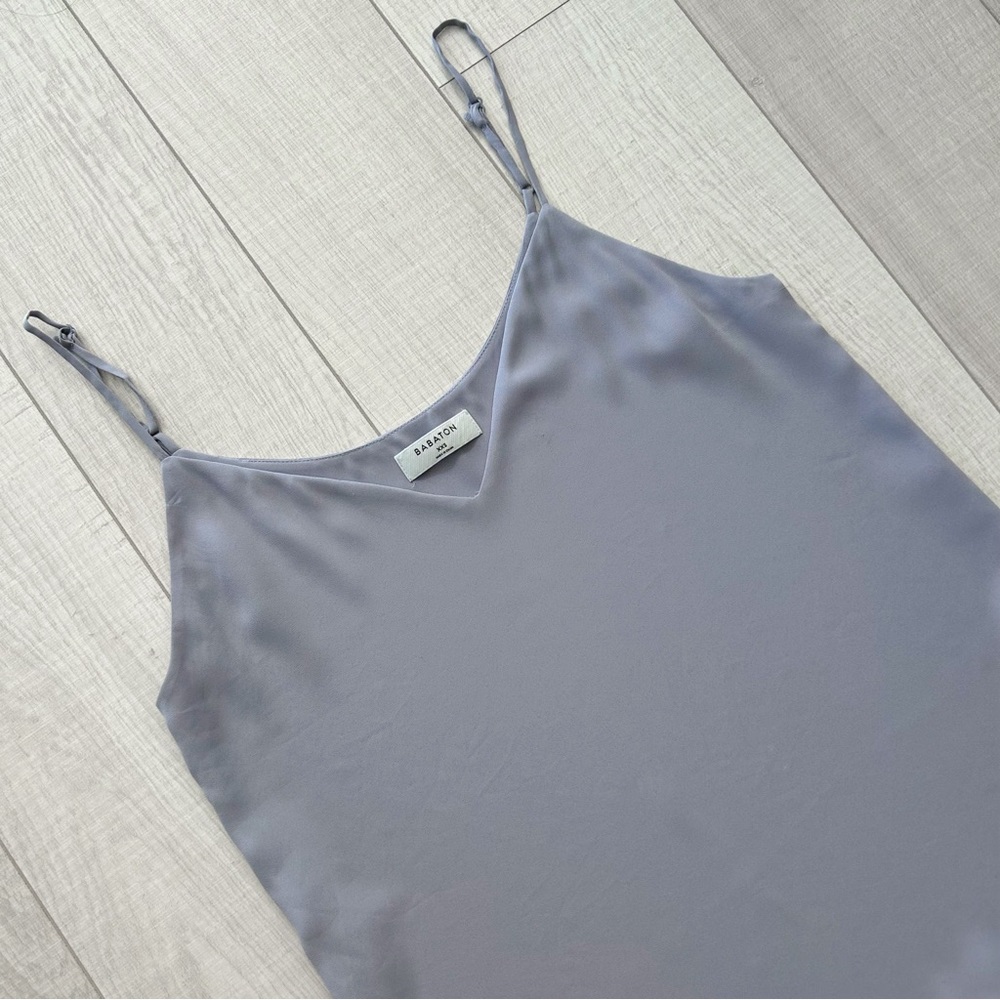 Babaton v-neck purple/grey everly cami blouse - Picture 4 of 7